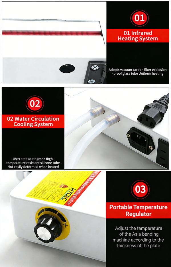 600mm Acrylic PVC Bending Machine with Infrared Ray Calibration Bender