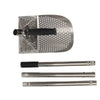 Beach Sand Scoop Metal Detecting Sand Scoop with Removable Long Handle Handheld
