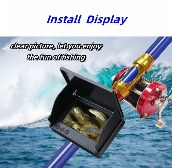 5" LCD Fish Finder Camera HD Night Vision IP68 Visual Underwater Fishing Cam