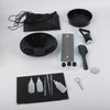 Gold Panning Kit With Sluice Box 12" Aluminum Mini Gold Mining Equipment 16PCS