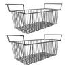 2X Freezer Organizer Bins Stackable Deep Freezer Organizer Bins W/ Handle AU