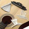 17 Pcs Guitar Luthier Tool Radius Gauge String Action Ruler Guitar Bass Setup