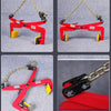 Stone Lifting Clamp w/Non-Slip Rubber Marble Clamp Heavy Duty Stone Lifter 350KG