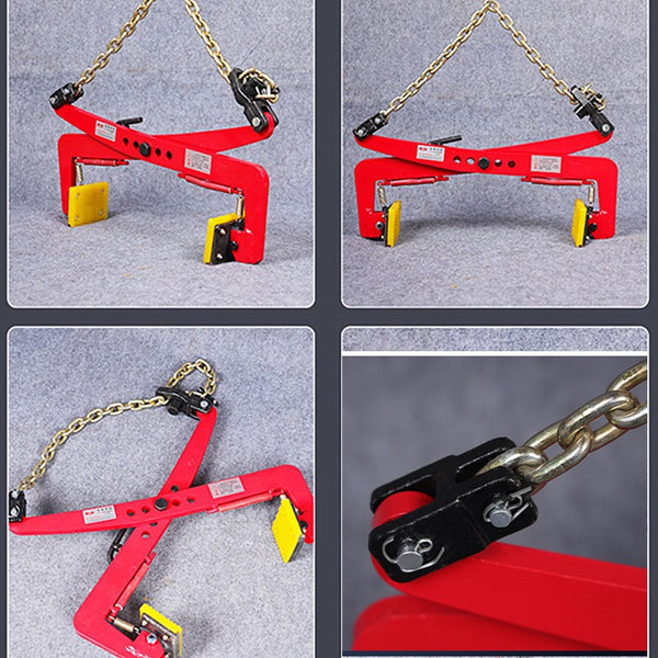 Stone Lifting Clamp w/Non-Slip Rubber Marble Clamp Heavy Duty Stone Lifter 350KG