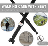 Hiking Trekking Poles Walking Stick With Seat Anti Shock Adjustable Camping Cane