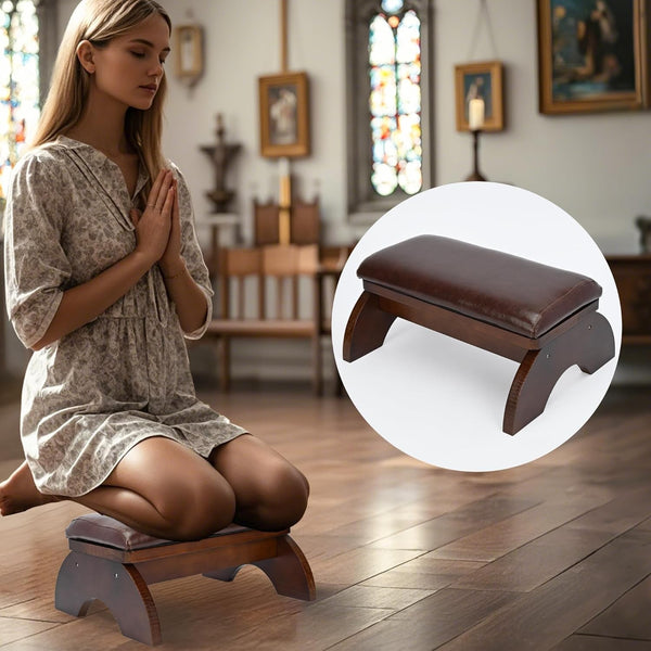 Kneelers for Praying Prayer Bench with Prayer Kneeling Pad Yoga Meditation Stool