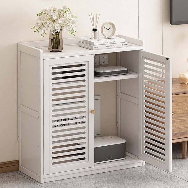 WiFi Router Storage Cabinet Router Storage Box Ventilation & Cord Management