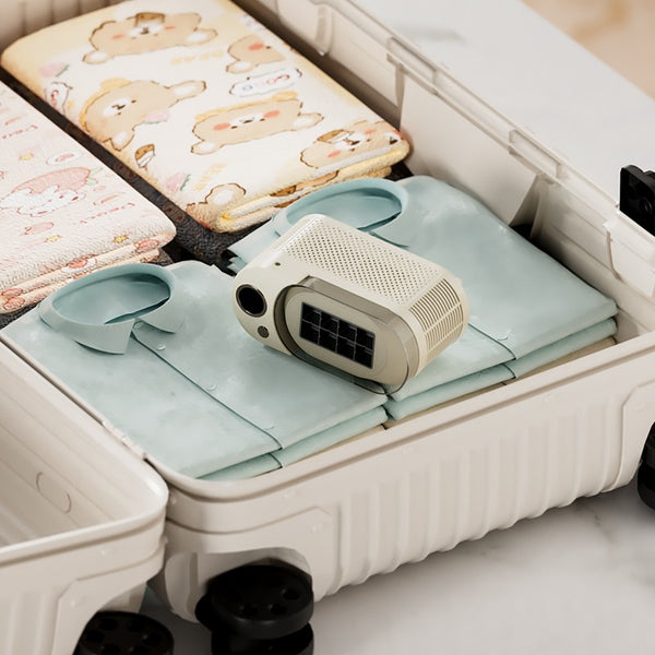 2-Power Mini Ice Maker 8 Cube Quick Ice Making Tool For RV Trip 21.6*9.3*12.8cm