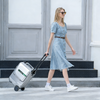 20" Smart Rideable Suitcase Electric Scooter Luggage Carry-On Travel Bag 110kg