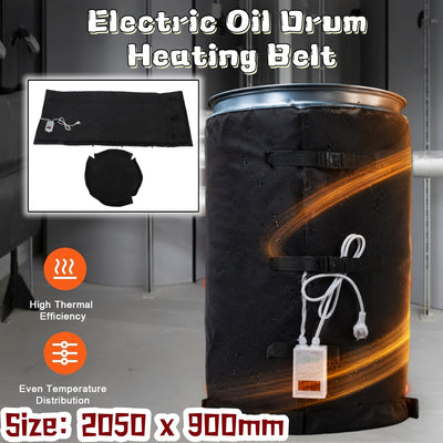 Electric Oil Drum Heating Belt Metal Drum Heaterfor 55 Gal Barrel 2400W 0-90℃