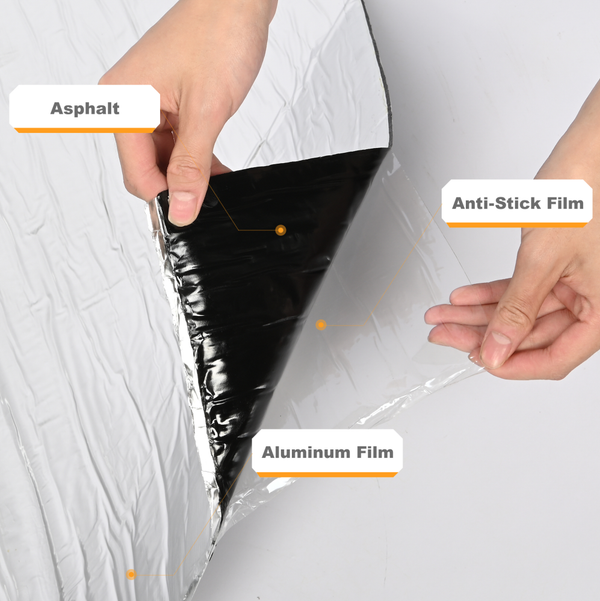 5m² Self-Adhesive Aluminium Roof Film with Strong Bitumen Adhesive For Sheds