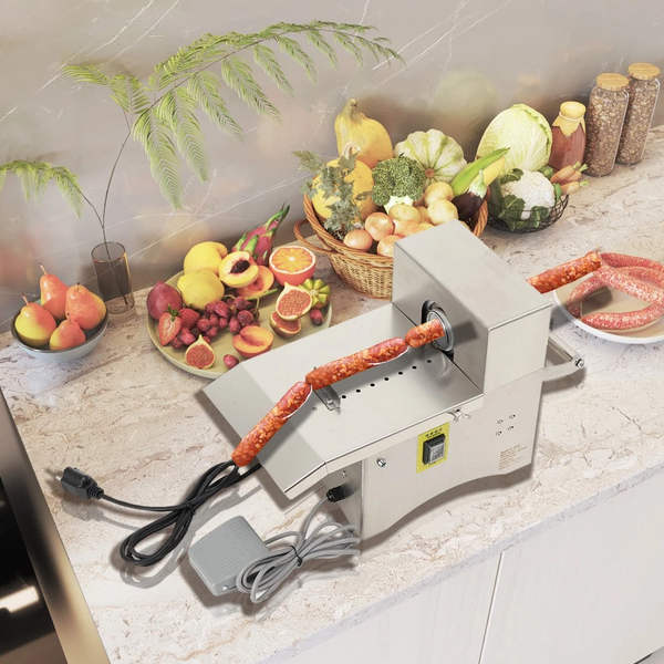 Electric Sausage Tying Machine Automatic Sausage Knotting Machine Stainless AU