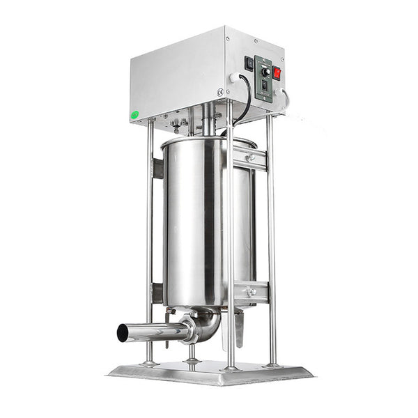 15L Electric Sausage Filler 5 Nozzles Sausage Maker Meat Stuffer Stainless Steel