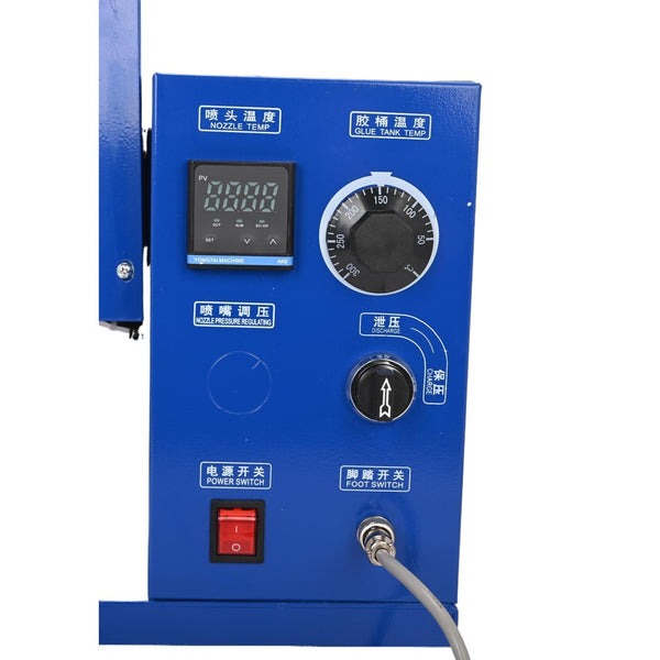 Adhesive Dispenser Hot Melt Glue Dispensers 0-200°C Gluing Machine 220V Auto