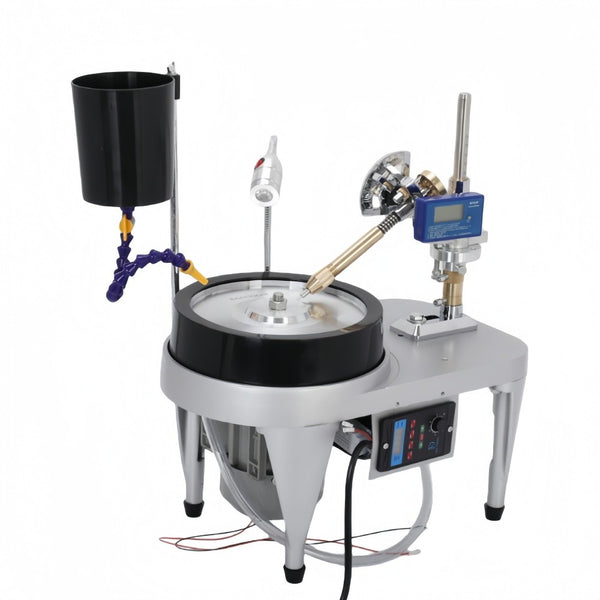 Digital Gem Faceting Machine With 8" Aluminum chassis Variable Speed Lapidary