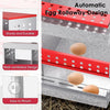 6 Hole Chicken Hen Coop Hutch Inside Outside Roll Away Lay Egg Nesting Box Metal