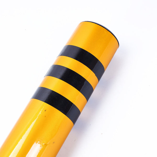 60cm Pipe Steel Yellow Safety Bollards Parking Barrier Post with Bolt  AU