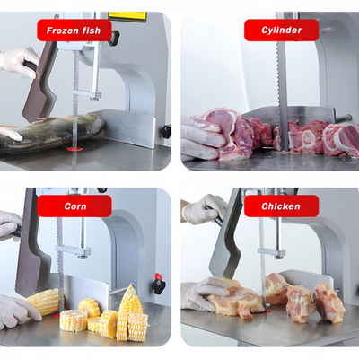 Heavy Duty Butcher Band Saw Frozen Meat Cutting Machine Workbeach 18.5" x 13"