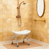 Foldable Shower Chair Height Adjustable Medical Bath Seat Bathroom Safety Assist