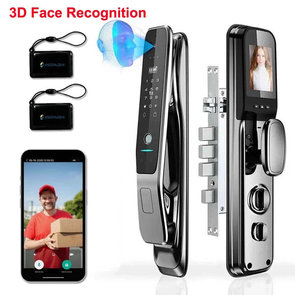 Door Lock w/ Camera Video Call Voice Intercom Digital WiFi Automatic Door Lock