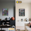35 Graded Sports Card Display Case LED Baseball Card Display Frame UV Protection