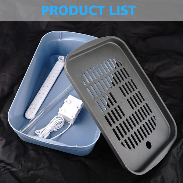 Automatic ABS Bird Bath Shower with Circulating Faucet Parrot Bathtub Cockatiel