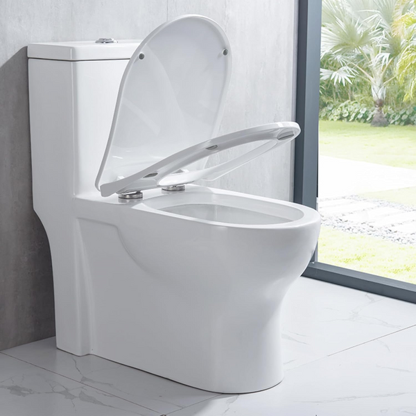 Thick Toilet Seat Soft Close Luxury White Heavy Duty Quick Release U Shape PP