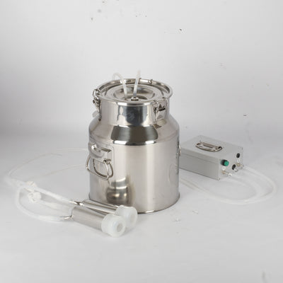 14L Electric Cattle Cow Milker Pulse Vacuum Pump Farm Milking Machine
