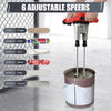 6 Speed Electric Cement Mixer Paint Concrete Mortar Mixing Drill Double Paddle
