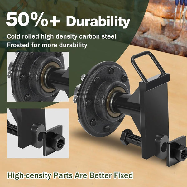 2Pcs Shipping Container Wheels 8/6-Lug Wheels Shipping Container Accessories