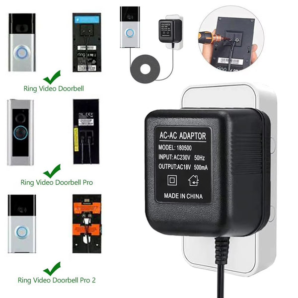 For Ring video Doorbell Power Supply Adapter Charger Transformer 10M AU plug
