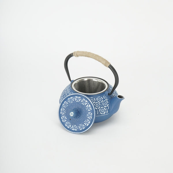 900ml Cast Iron Kettle Teapot Tea Pot Infuser Strainer Black Japanese Style