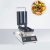 Commercial Burrito Maker 2 Grid Chicken Wraps Toaster 1500W 50-300℃ Non-Stick