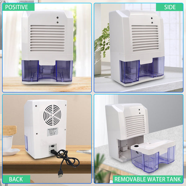 800ml Portable Dehumidifier Electric Air Dryer Home Office Moisture Removing AU