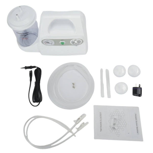 Portable Phlegm Suction Machine Sputum Aspirator Dental Suction Unit Vacuum Pump