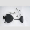 Saddle Stool Rolling Chair Saddle Chair w/ Back Support Dentist Salon Spa Chair