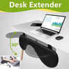 Desk Extender Tray Foldable Arm Rest Support Table Mount Armrest Shelf Black