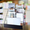 Book Display Rack Comic Book Greeting Card Stand Tabletop Magazine CD Holder