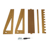 Gun Rack Freestanding Rifle Racks Heavy Duty Wooden Shotgun Rack Adjustable