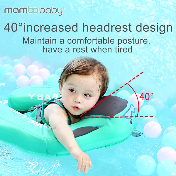 Baby Swim Float Mambobaby Baby Float Anti-rollover Protection Non-inflatable