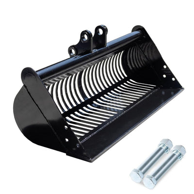 800mm Excavator Screening Bucket Soil Sieving Bucket with Pins for Small Digger