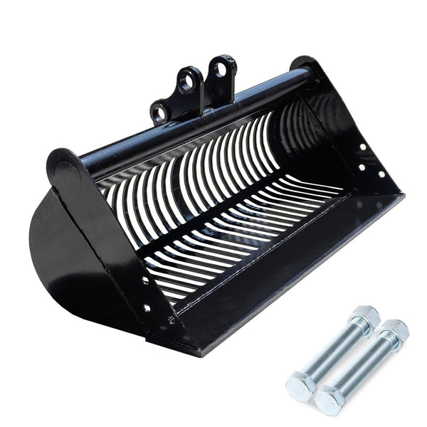 800mm Excavator Screening Bucket Soil Sieving Bucket with Pins for Small Digger