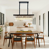 Luxury American Retro Crystal Pendant Lights Ceiling Light Deco Fixture 3 Colors