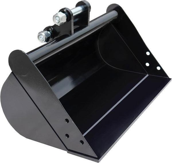 600mm Flat Tooth Backhoe Bucket Attachment Plain Mud Bucket Grading Attachment