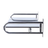 Wall Mounted Microwave Shelf Oven Deck with Hooks Stainless Steel Oven Organizer