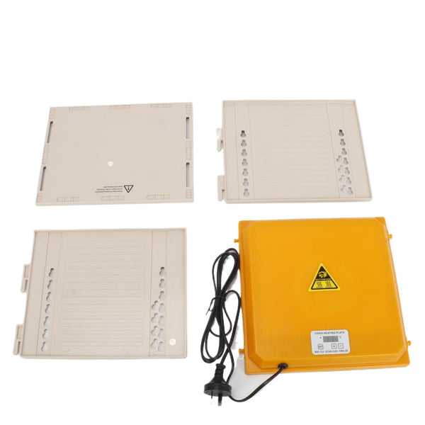 25W Chick Brooder Heating Plate Chicken Coop Heater Warmer 10-65℃ 3-Sided AU