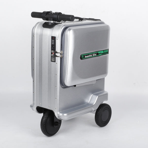20" Smart Rideable Suitcase Electric Scooter Luggage Carry-On Travel Bag 110kg