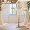 190cm Large Standing Wooden Cross Decorative Cross for Christmas Easter Wedding
