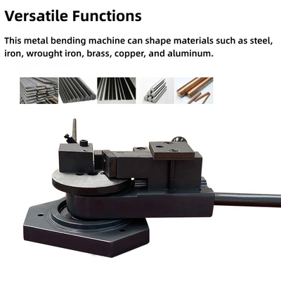 Flat Bar & Metal Bender Bends Flat/Round/Square Steel Scroll Radius Angle SBG-40