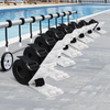 Aqua Buddy Pool Cover Roller Attachment Straps Kit 8PCS for Swimming Solar Pool